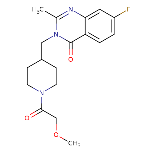 7-fluoro-3-{[1-(2-methoxyacetyl)piperidin-4-yl]methyl}-2-methyl-3,4-dihydroquinazolin-4-one