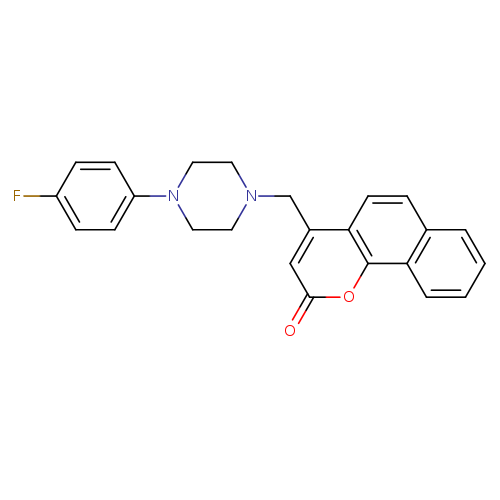 4-{[4-(4-fluorophenyl)piperazin-1-yl]methyl}-2H-benzo[h]chromen-2-one