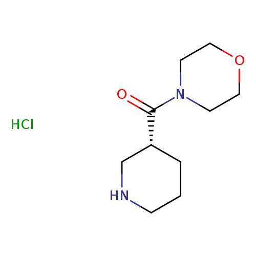 4-[(3R)-piperidine-3-carbonyl]morpholine hydrochloride