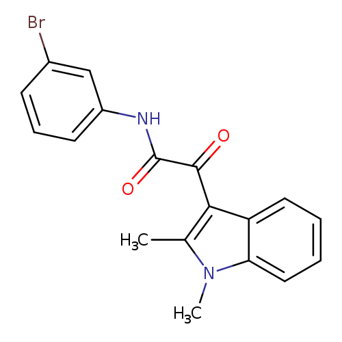 N-(3-bromophenyl)-2-(1,2-dimethyl-1H-indol-3-yl)-2-oxoacetamide