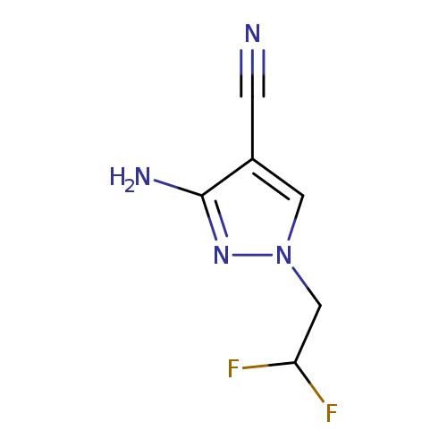 3-amino-1-(2,2-difluoroethyl)-1H-pyrazole-4-carbonitrile