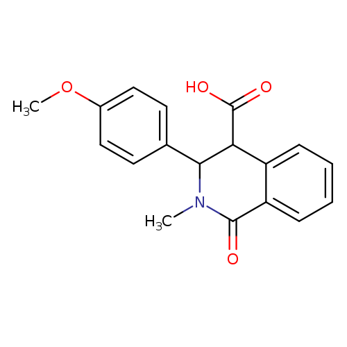 3-(4-Methoxyphenyl)-2-methyl-1-oxo-1,2,3,4-tetrahydroisoquinoline-4-carboxylic acid