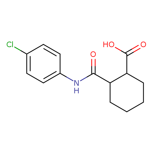 2-([(4-Chlorophenyl)amino]carbonyl)cyclohexanecarboxylic acid