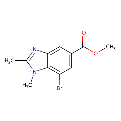 Methyl 7-bromo-1,2-dimethylbenzodiazole-5-carboxylate