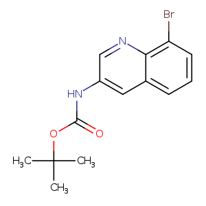 tert-Butyl (8-bromoquinolin-3-yl)carbamate