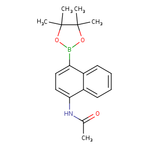 N-[4-(Tetramethyl-1,3,2-dioxaborolan-2-yl)naphthalen-1-yl]acetamide