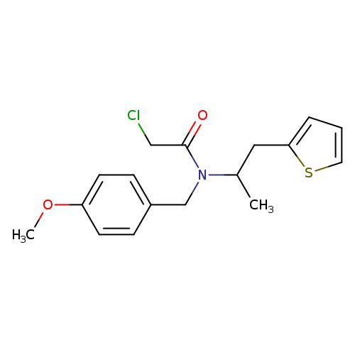 2-Chloro-n-(4-methoxybenzyl)-n-(1-methyl-2-thien-2-ylethyl)acetamide