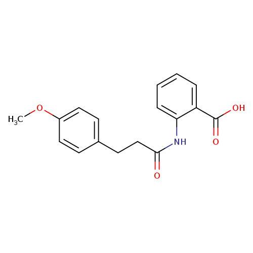 2-(3-(4-Methoxyphenyl)propanamido)benzoic acid