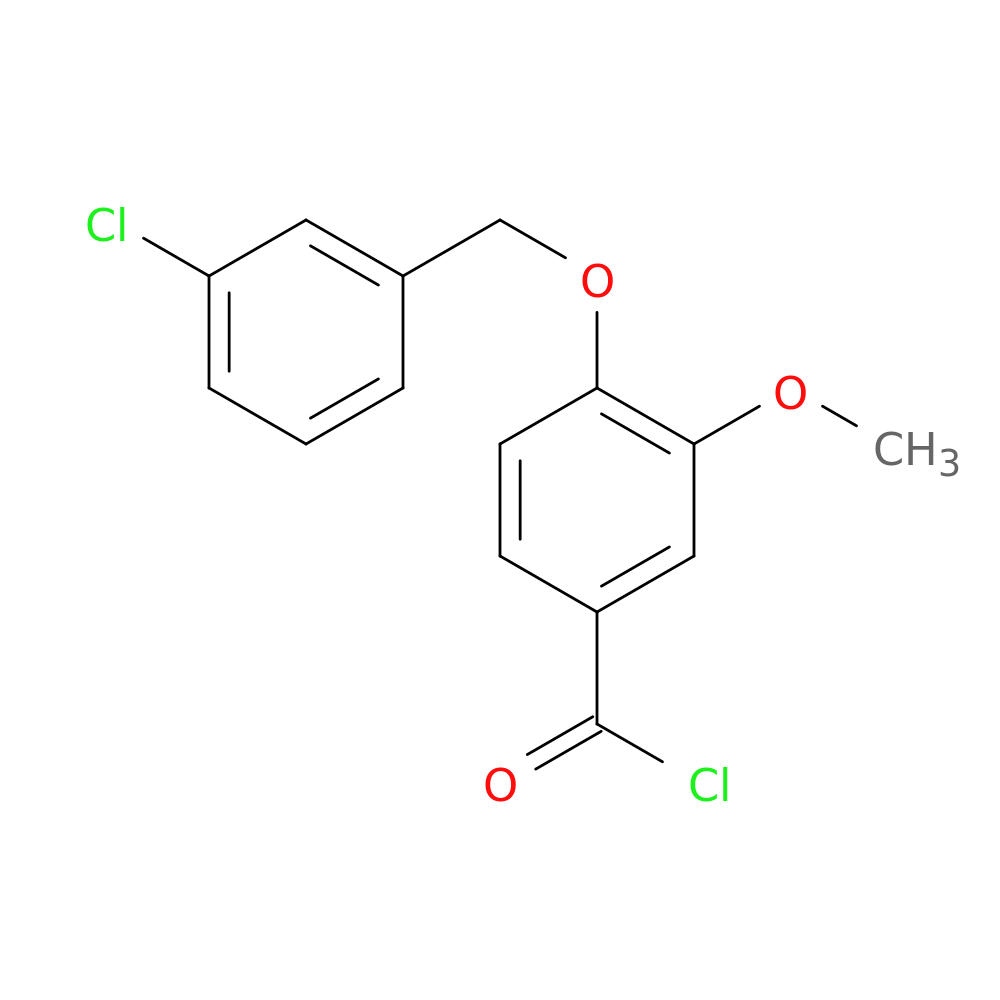 4-[(3-Chlorobenzyl)oxy]-3-methoxybenzoyl chloride