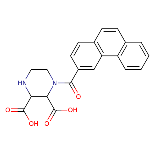 cis-1-(Phenanthrene-3-carbonyl)-piperazine-2,3-dicarboxylic Acid