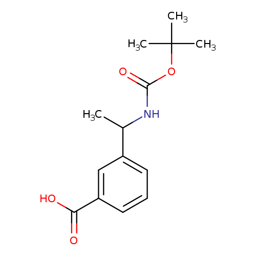 Benzoic acid, 3-[1-[[(1,1-dimethylethoxy)carbonyl]amino]ethyl]-