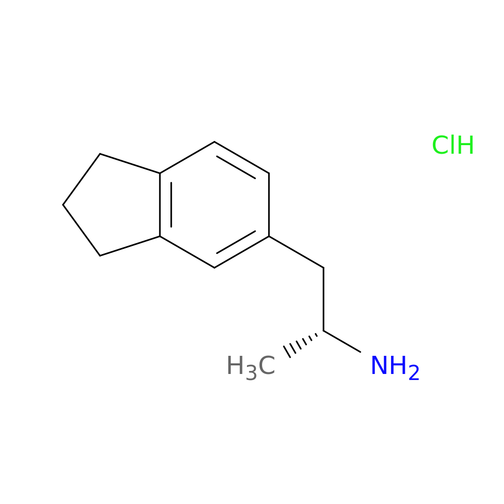 (2R)-1-(2,3-dihydro-1H-inden-5-yl)propan-2-amine hydrochloride