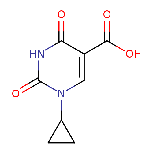 1-cyclopropyl-2,4-dioxo-1,2,3,4-tetrahydropyrimidine-5-carboxylic acid