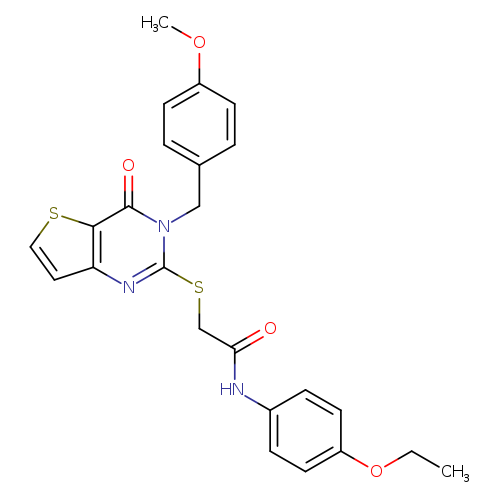 N-(4-ethoxyphenyl)-2-({3-[(4-methoxyphenyl)methyl]-4-oxo-3H,4H-thieno[3,2-d]pyrimidin-2-yl}sulfanyl)acetamide