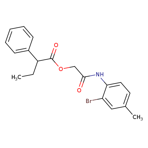 [(2-bromo-4-methylphenyl)carbamoyl]methyl 2-phenylbutanoate