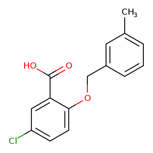 5-Chloro-2-[(3-methylbenzyl)oxy]benzoic acid