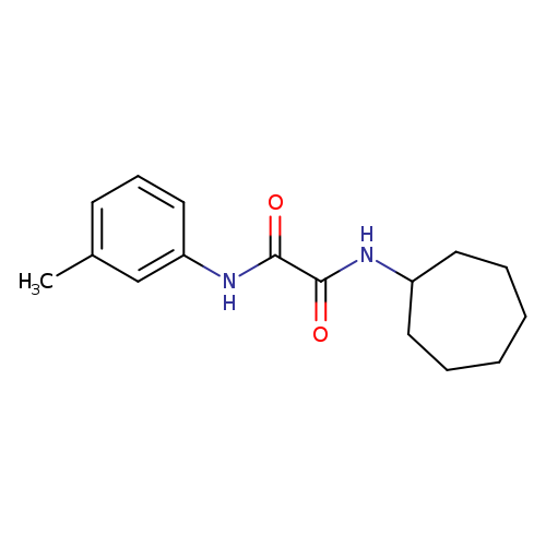N'-cycloheptyl-N-(3-methylphenyl)ethanediamide