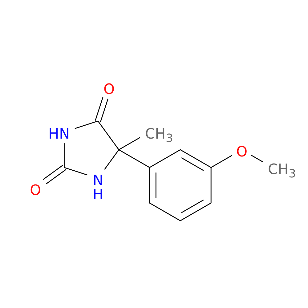 5-(3-methoxyphenyl)-5-methylimidazolidine-2,4-dione