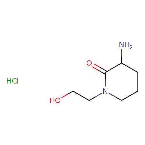3-amino-1-(2-hydroxyethyl)piperidin-2-one hydrochloride