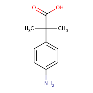 2-(4-aminophenyl)-2-methylpropanoic acid