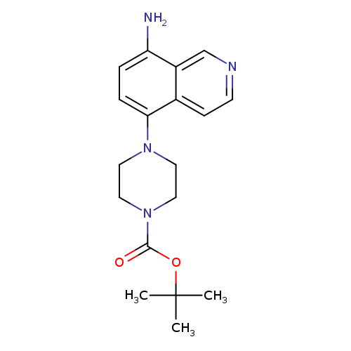 tert-Butyl 4-(8-amino-5-isoquinolinyl)-1-piperazinecarboxylate