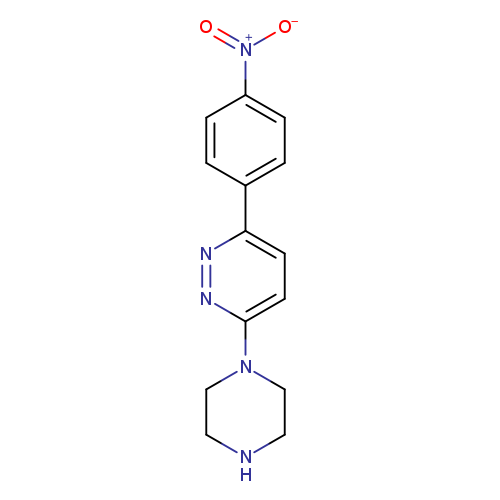 3-(4-Nitrophenyl)-6-(piperazin-1-yl)pyridazine