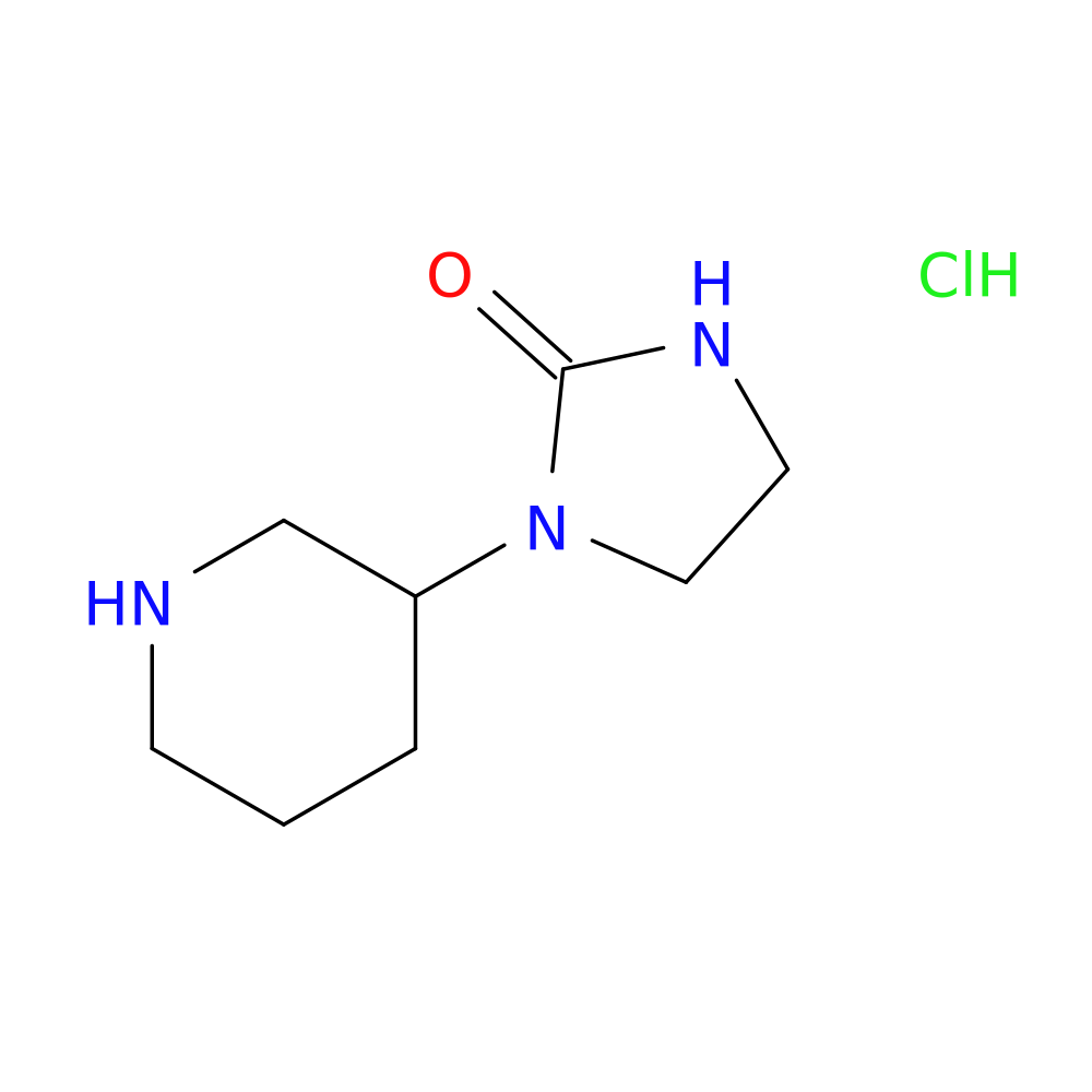 1-(piperidin-3-yl)imidazolidin-2-one hydrochloride
