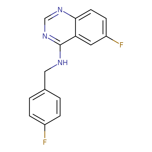 4-Quinazolinamine, 6-fluoro-N-[(4-fluorophenyl)methyl]-