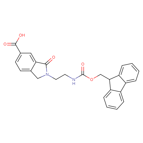 2-[2-({[(9H-fluoren-9-yl)methoxy]carbonyl}amino)ethyl]-3-oxo-2,3-dihydro-1H-isoindole-5-carboxylic acid