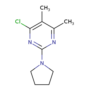 4-Chloro-5,6-dimethyl-2-(1-pyrrolidinyl)pyrimidine