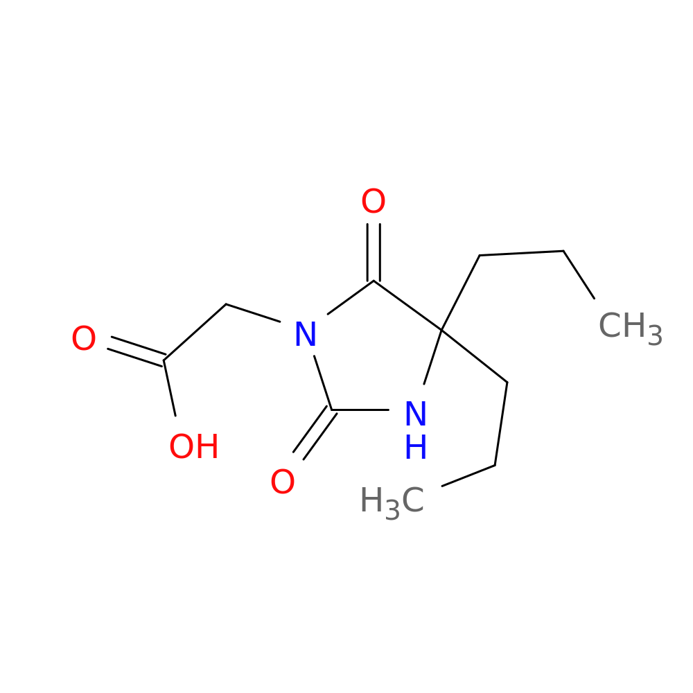 2-(2,5-Dioxo-4,4-dipropylimidazolidin-1-yl)acetic acid