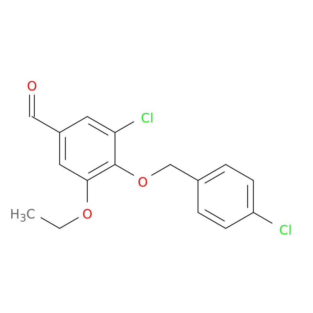 3-chloro-4-[(4-chlorobenzyl)oxy]-5-ethoxybenzaldehyde