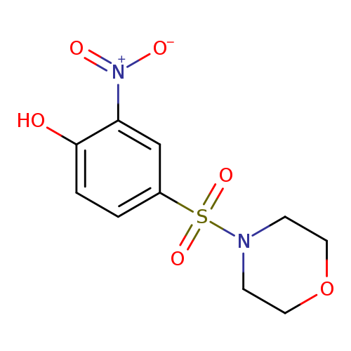 4-(morpholine-4-sulfonyl)-2-nitrophenol