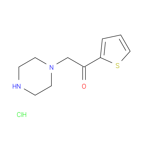 2-(Piperazin-1-yl)-1-(thiophen-2-yl)ethanone hydrochloride