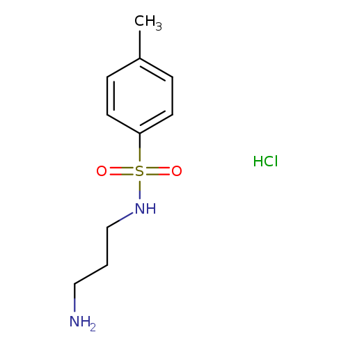 N-(3-aminopropyl)-4-methylbenzene-1-sulfonamidehydrochloride