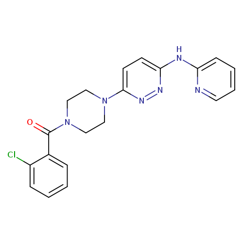 6-[4-(2-chlorobenzoyl)piperazin-1-yl]-N-(pyridin-2-yl)pyridazin-3-amine