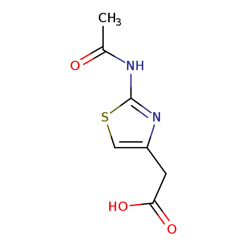 (2-acetamido-1,3-thiazol-4-yl)acetic acid