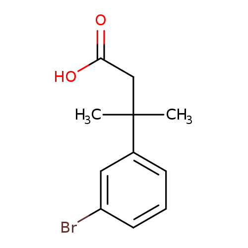 3-(3-Bromophenyl)-3-methylbutanoic acid