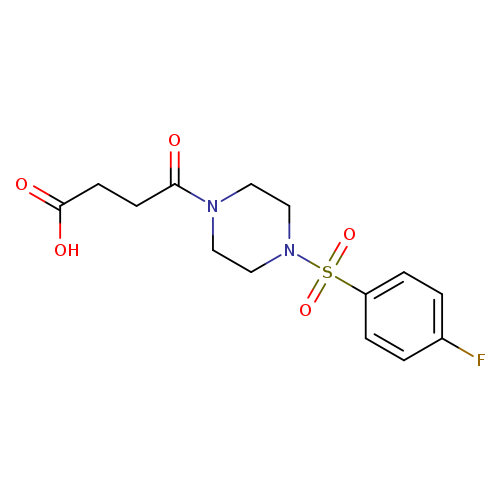 4-[4-(4-fluorobenzenesulfonyl)piperazin-1-yl]-4-oxobutanoic acid