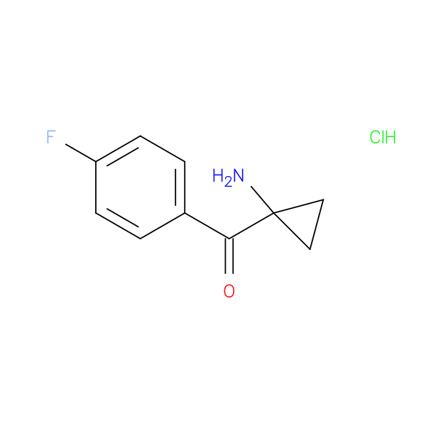 1-(4-fluorobenzoyl)cyclopropan-1-amine hydrochloride