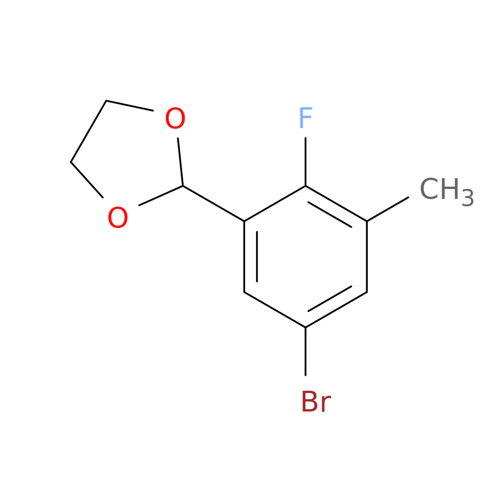 2-(5-Bromo-2-fluoro-3-methylphenyl)-1,3-dioxolane