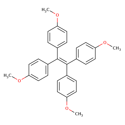 Benzene, 1,1',1'',1'''-(1,2-ethenediylidene)tetrakis[4-methoxy-