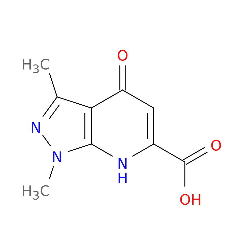 1,3-dimethyl-4-oxo-1H,4H,7H-pyrazolo[3,4-b]pyridine-6-carboxylic acid