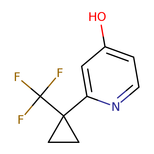 2-(1-(Trifluoromethyl)cyclopropyl)pyridin-4-ol