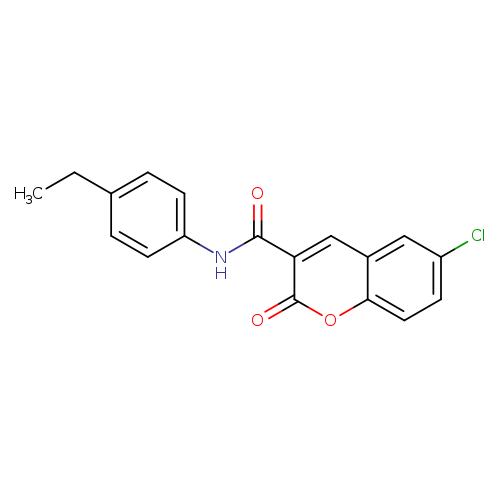 6-chloro-N-(4-ethylphenyl)-2-oxo-2H-chromene-3-carboxamide