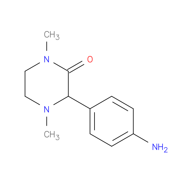 3-(4-Aminophenyl)-1,4-dimethylpiperazin-2-one