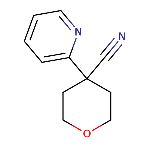 4-(pyridin-2-yl)oxane-4-carbonitrile
