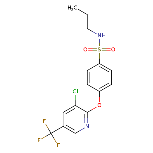 4-{[3-chloro-5-(trifluoromethyl)pyridin-2-yl]oxy}-N-propylbenzene-1-sulfonamide