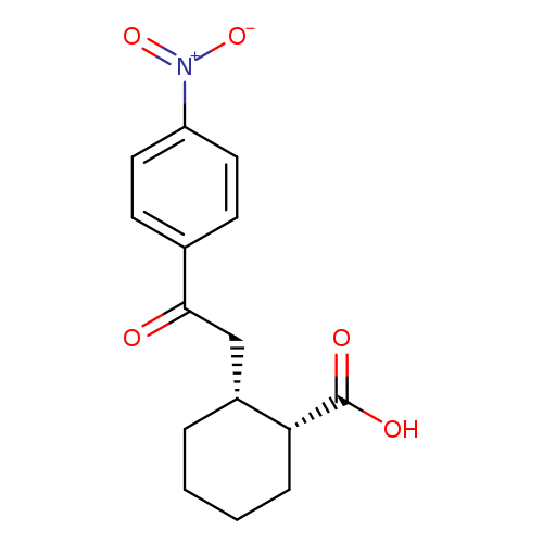 cis-2-[2-Oxo-2-(4-nitrophenyl)ethyl]cyclohexane-1-carboxylic acid