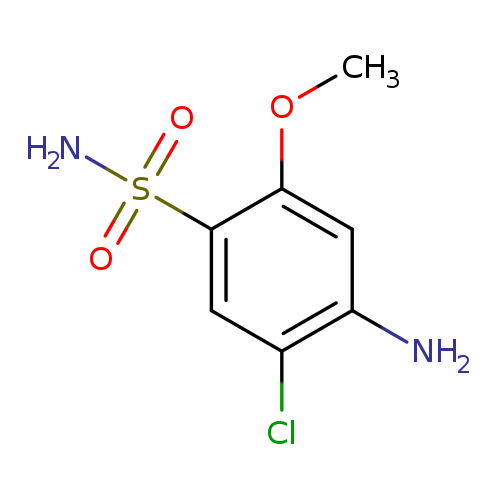 4-amino-5-chloro-2-methoxybenzene-1-sulfonamide